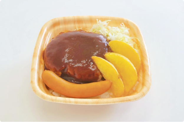 写真：ハンバーグ丼